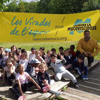 La virade scolaire à Vauréal : Sponsoring de la lutte contre la mucoviscidose